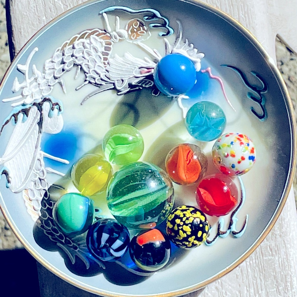 12 Vintage Marbles